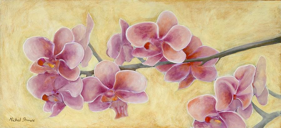 Orchid Painting - Orchid by Michal Shimoni