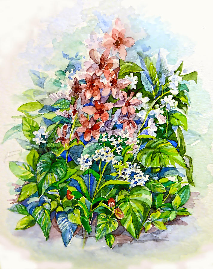 Orchid Painting by Svetlana Nassyrov