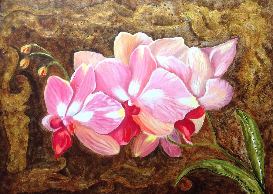 Orchids Painting - Orchids by Renate Voigt