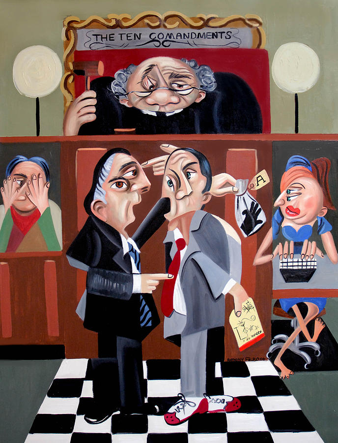Order In The Court Painting - Order In The Court by Anthony Falbo
