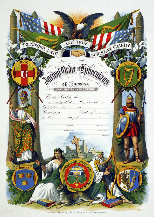Order Of Hibernians Painting by Granger