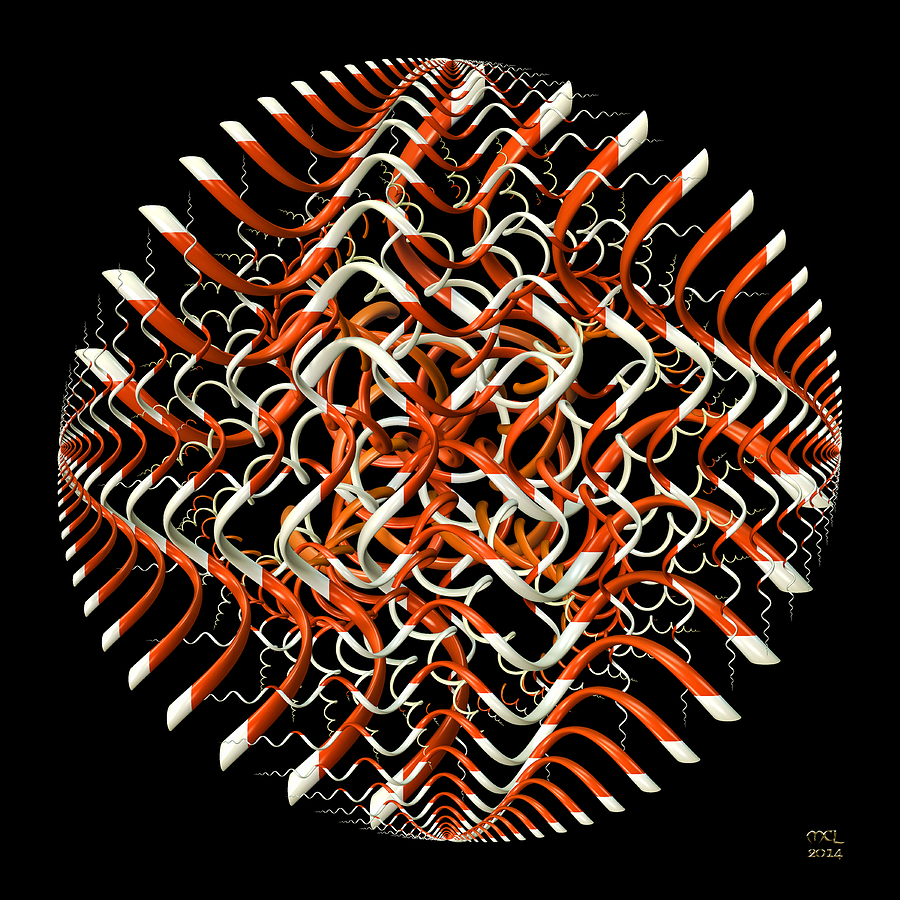 Orderly Entanglement Digital Art by Manny Lorenzo