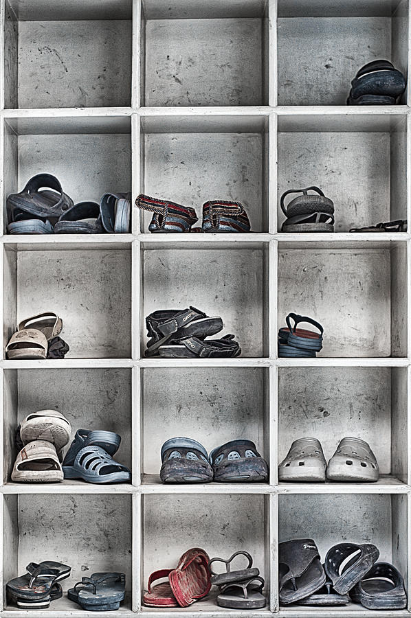 Orderly Shoes Photograph by Scott Wyatt