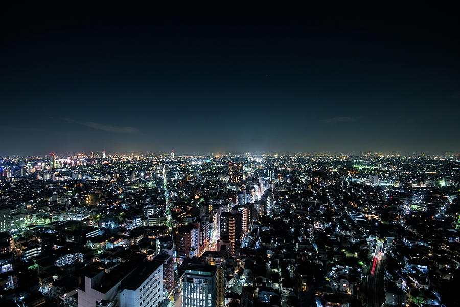 Ordinary Night View Photograph by Chikako Nobuhara