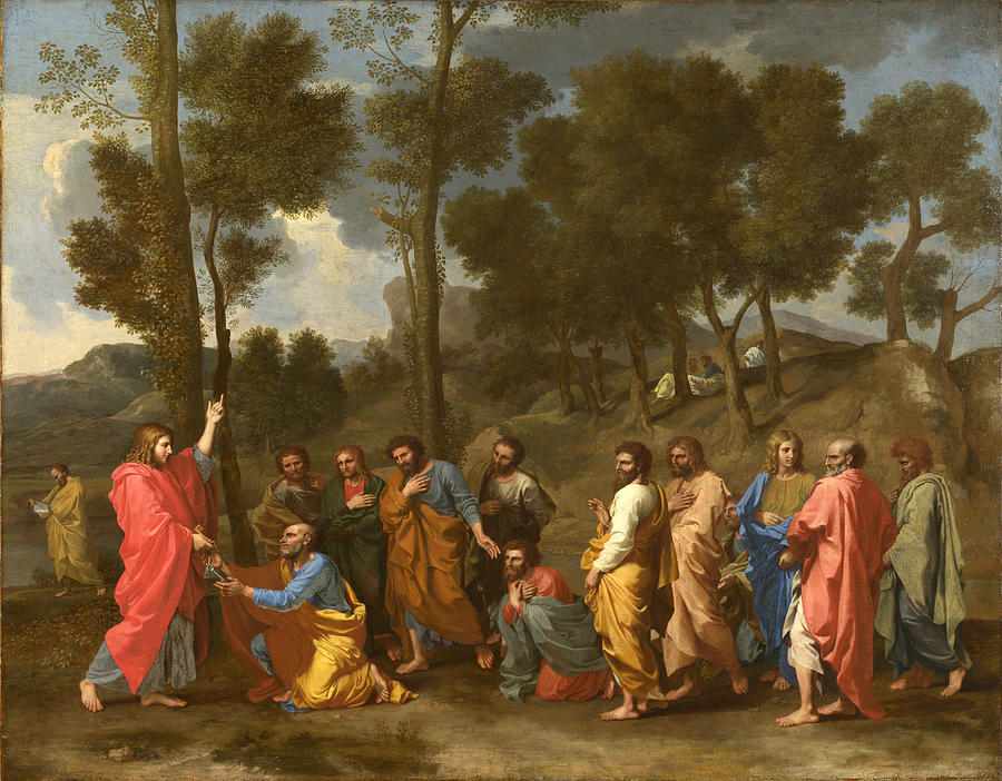 Ordination Painting by Nicolas Poussin