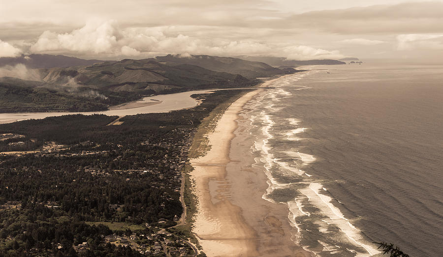 Oregon Coast from above Photograph by Scott Rackers