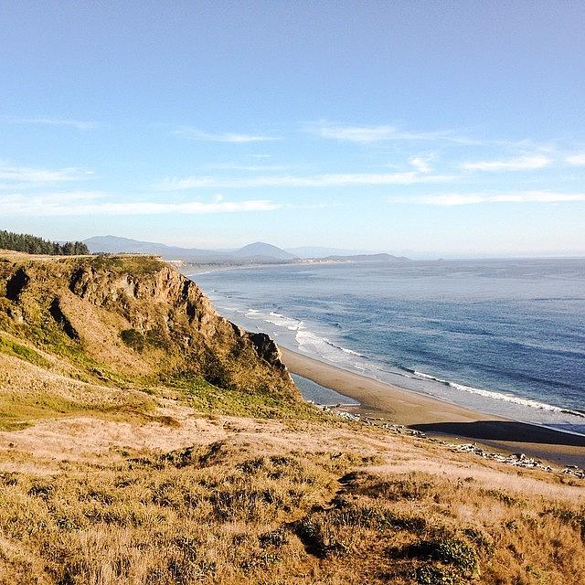 Nature Photograph - Oregon Coast #iphone5 #instagramers by Scott Pellegrin
