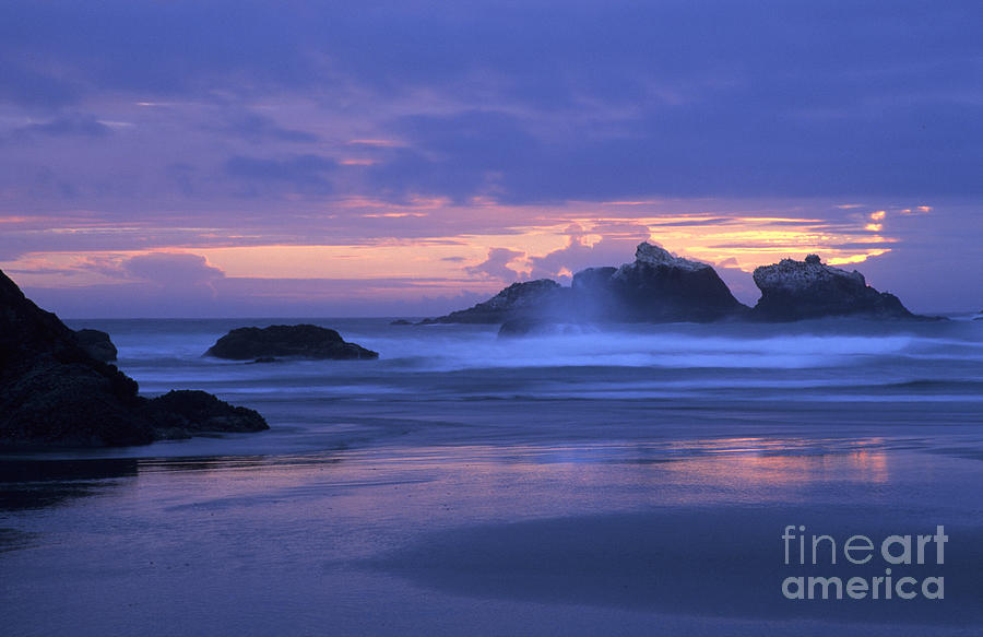Oregon Coast Sunset Photograph by Chris Scroggins