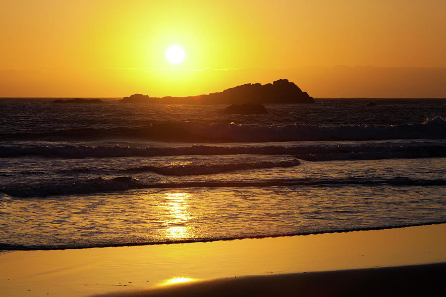Oregon Coast Sunset Photograph by Christopher Kimmel