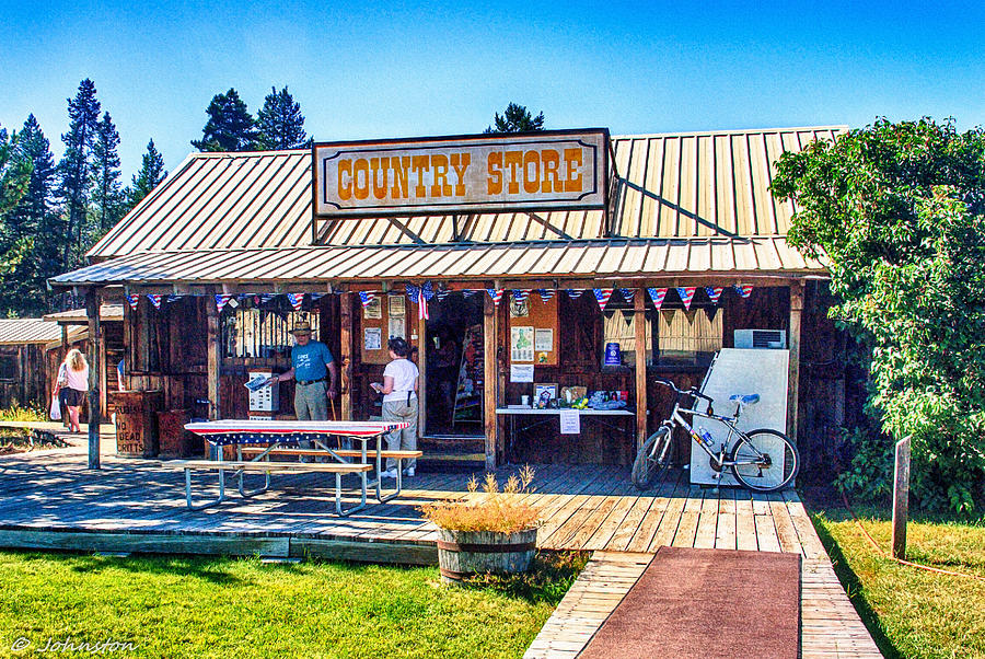 Bend Photograph - Oregon Country Store by Bob and Nadine Johnston