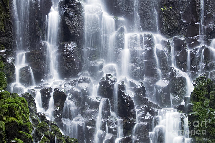 Waterfall Photograph - Oregon Ramona Falls by King Wu