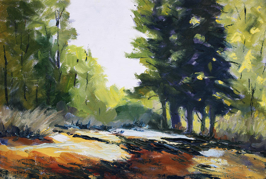 Oregon Trail Painting by Nancy Merkle