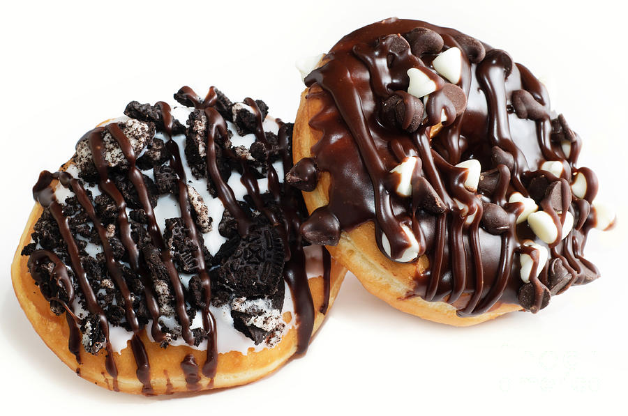 Oreo Cookie - Chocolate Chip - Donuts - Bakery Photograph by Andee Design