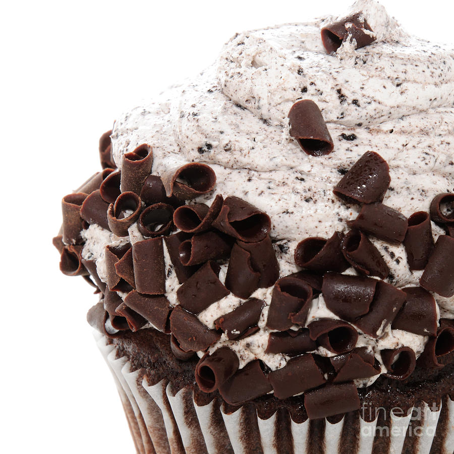 Oreo Cookie Cupcake 3 Photograph by Andee Design