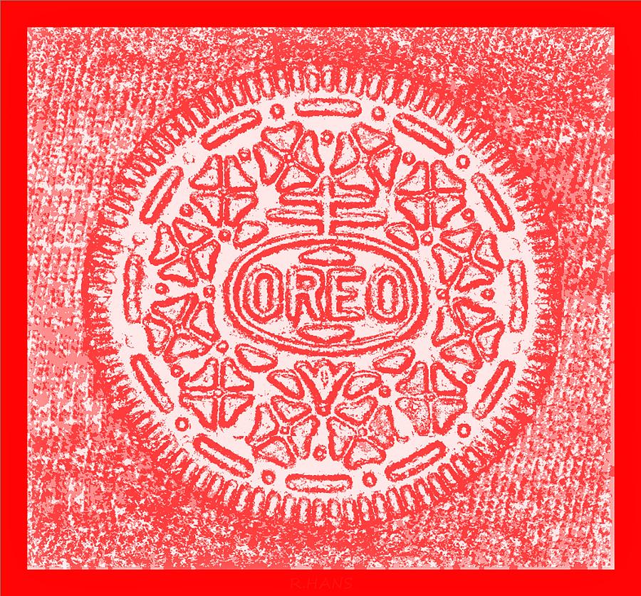 Oreo Hope Negative Red Photograph by Rob Hans