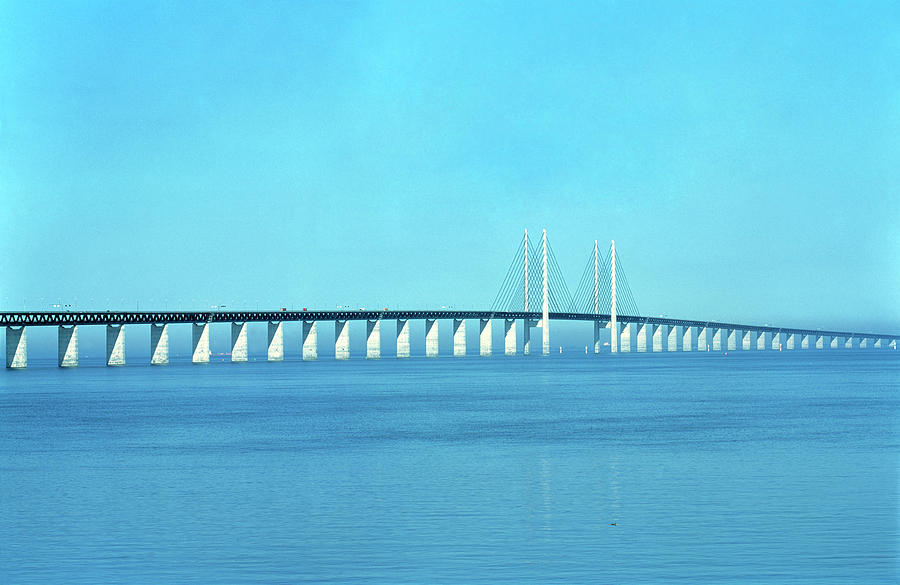 Oresund Bridge Photograph by Alex Bartel/science Photo Library | Fine ...