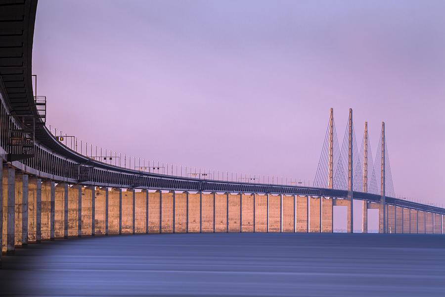Oresund Bridge in Malmö, Sweden (Øresundsbron) Photograph by Mabry Campbell