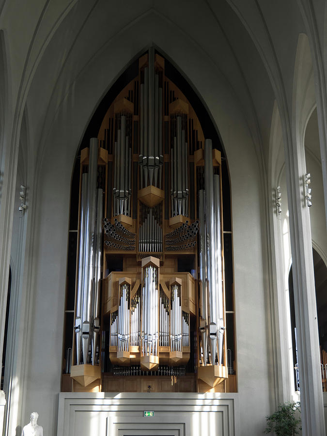 Organ In A Church, Hallgrimskirkja Photograph by Panoramic Images