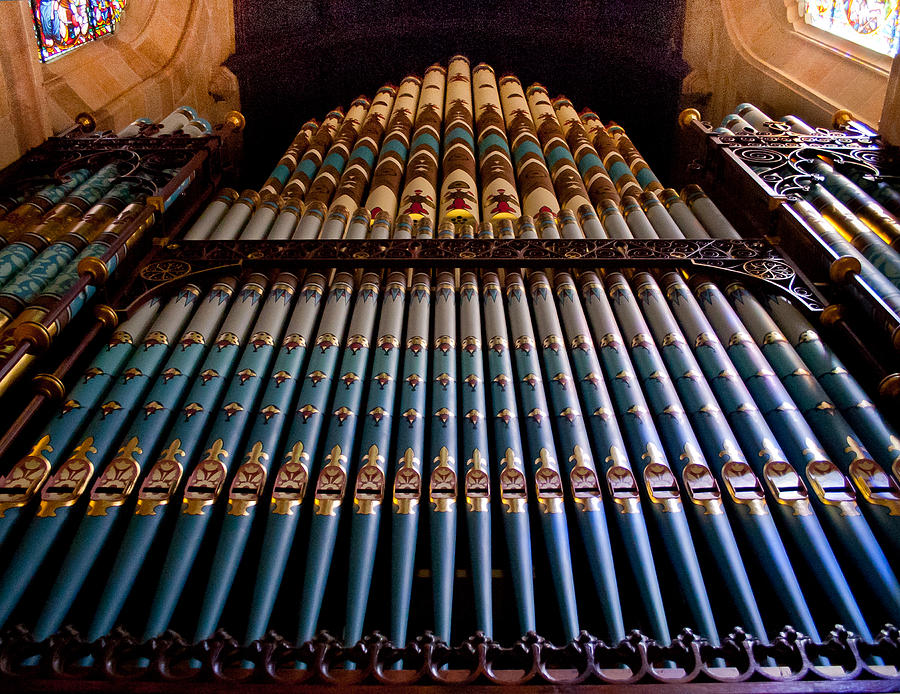 Organ in St Andrew Cathedral Sydney Photograph by Jenny Setchell