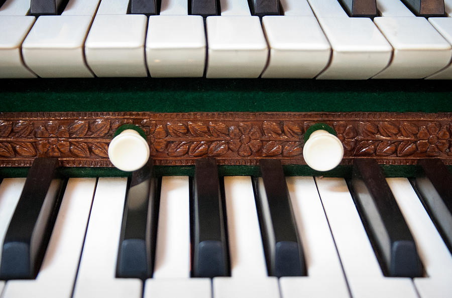 Organ keyboard Photograph by Jenny Setchell