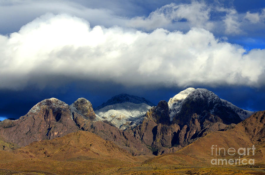 Organ Mountains Beauty Of Clouds Photograph by Bob Christopher