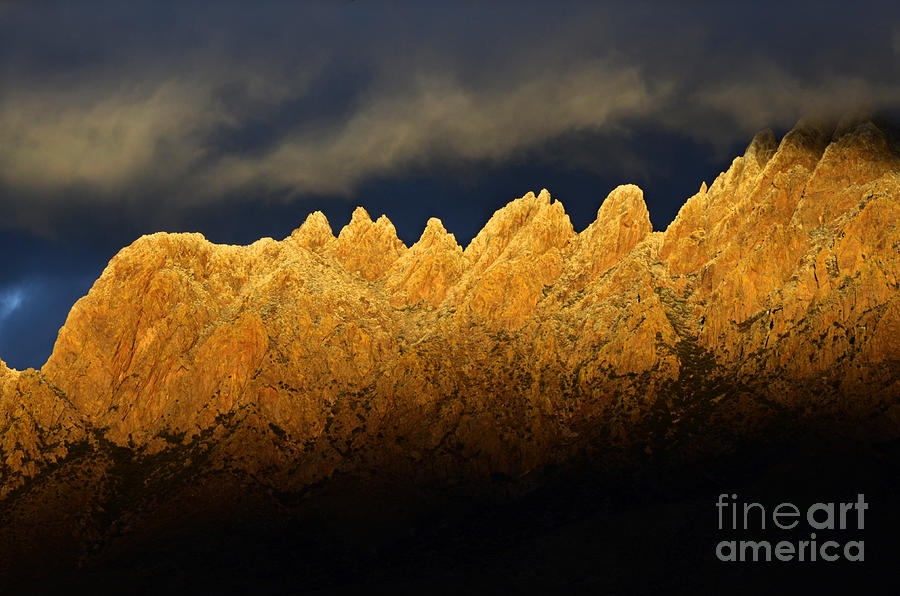 Organ Mountains Magical Light Photograph by Bob Christopher