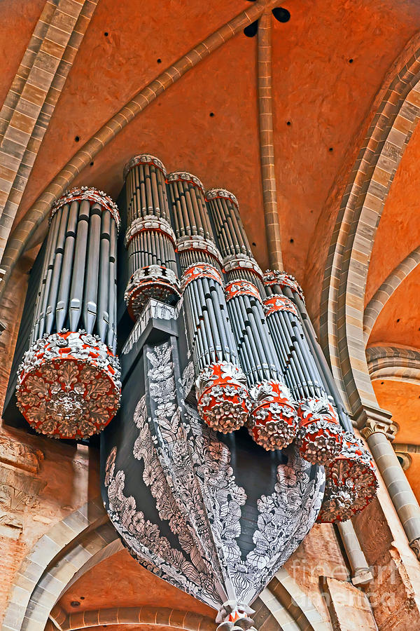 Organ Pipes in Trier Cathedral Photograph by Elvis Vaughn