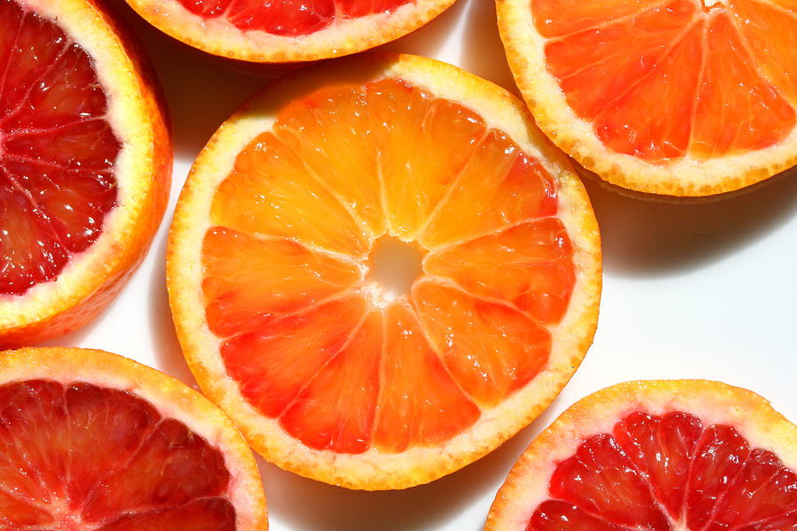 Organic Blood Orange Photograph by Susan Moore