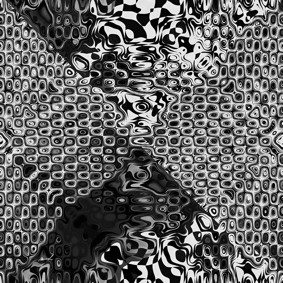 Organic Optical Illusion 8 Digital Art by The Art of Marsha Charlebois