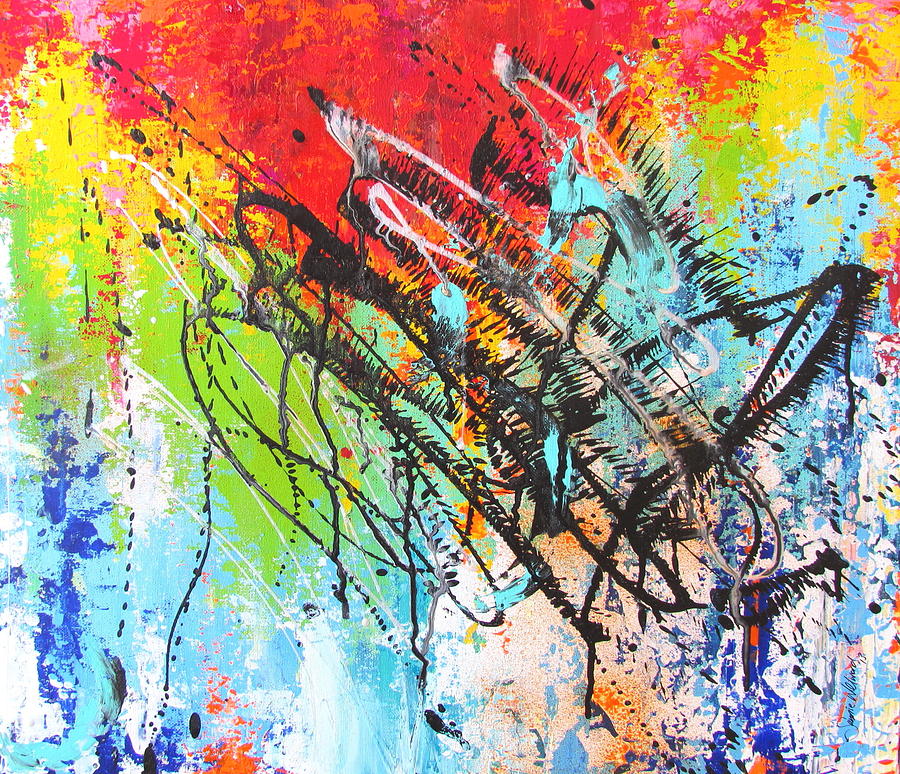 Organised Chaos Painting by Sunrise Welward - Fine Art America