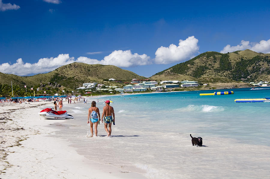 Orient Beach in St Martin FWI Photograph by David Smith