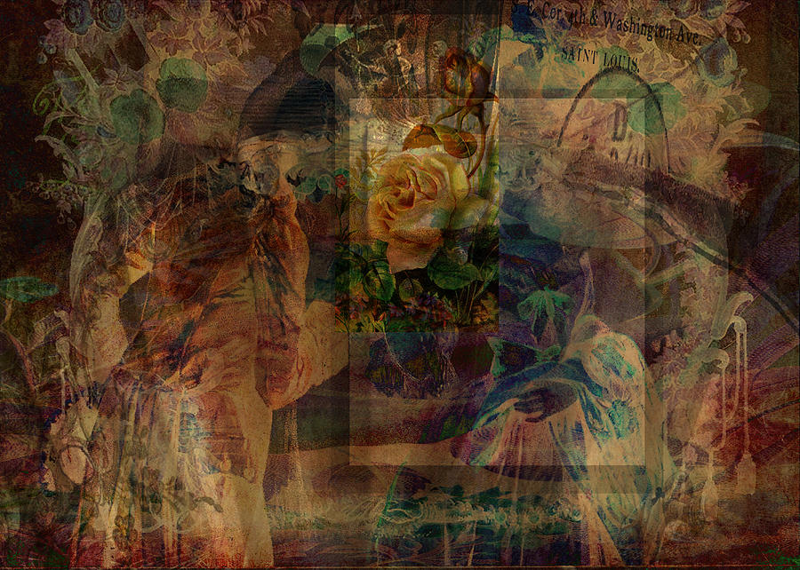 Abstract Digital Art - Oriental Glimpse by Sarah Vernon Abstract Digital Art - Oriental Glimpse by Sarah Vernon