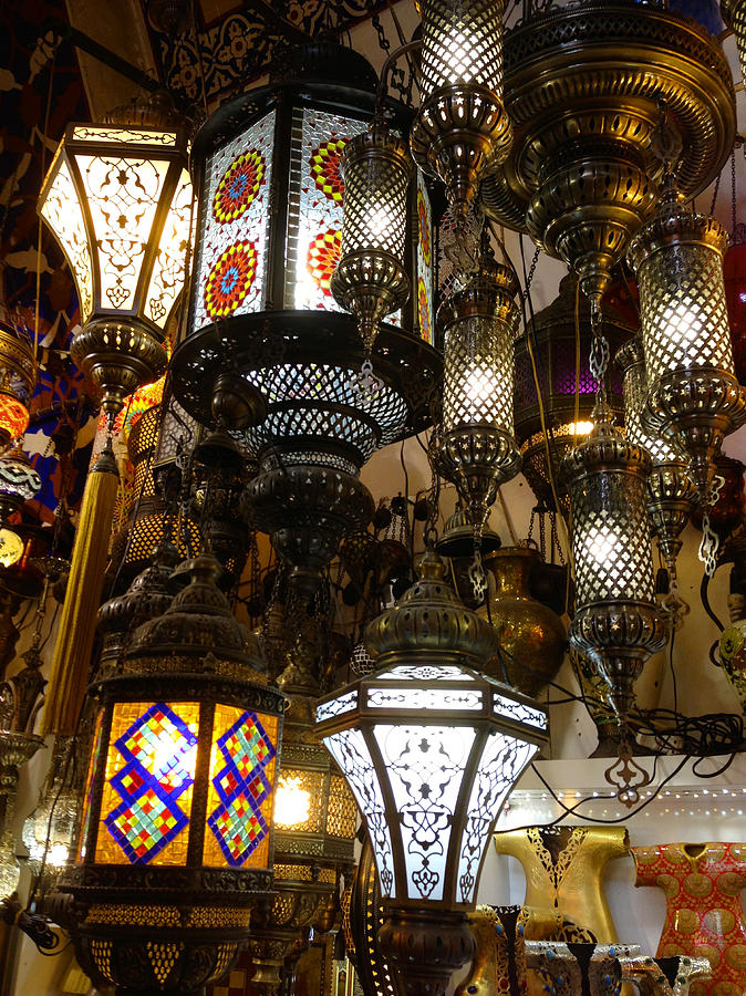 Oriental Lamps Grand Bazaar Istanbul Turkey Photograph by PIXELS  XPOSED Ralph A Ledergerber Photography