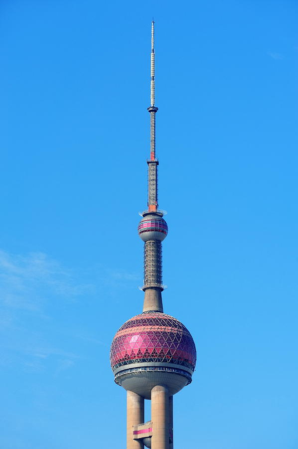oriental pearl tower in Shanghai Photograph by Songquan Deng