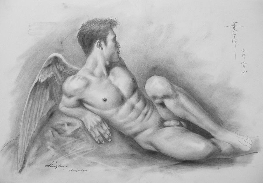 Nude Male Drawings 91