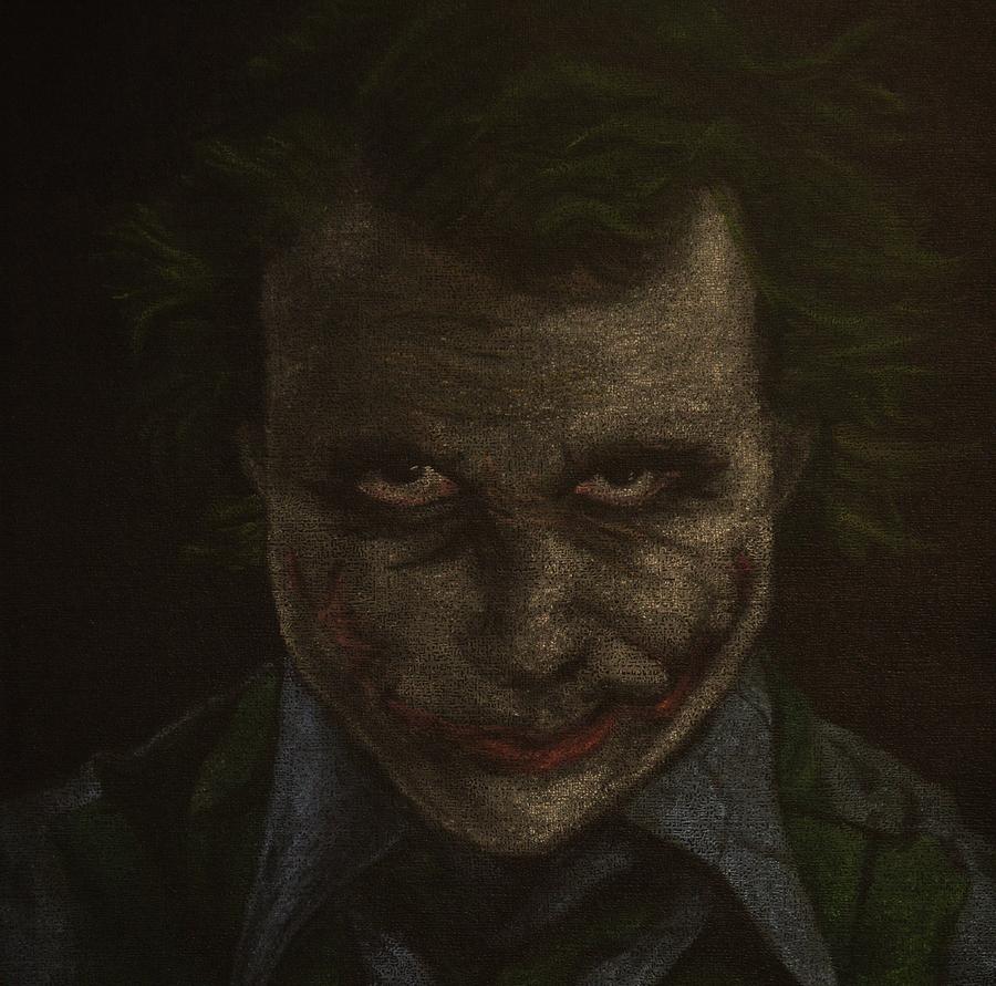 Original Heath Ledger as The Joker Drawing by Will Dudley - Pixels