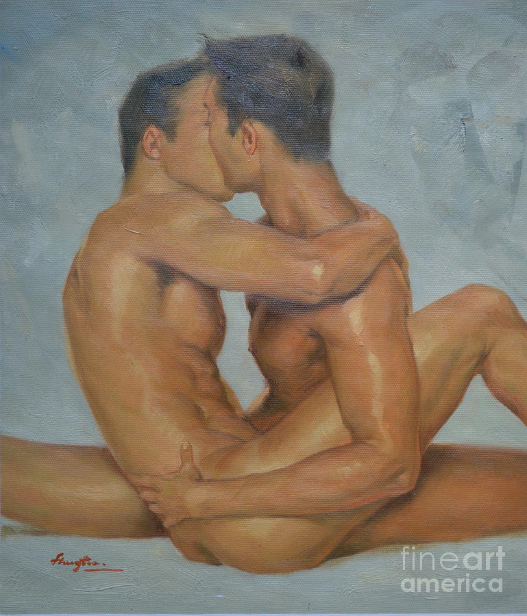 Gay Man Naked Images, Stock Photos Vectors