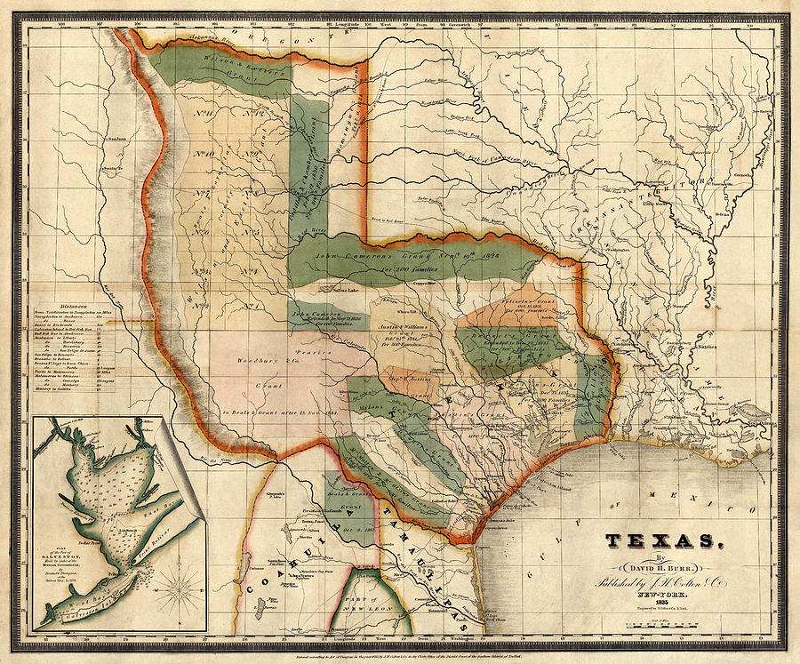Texas Photograph - Original Texas Landowners 1835 by Andrew Fare