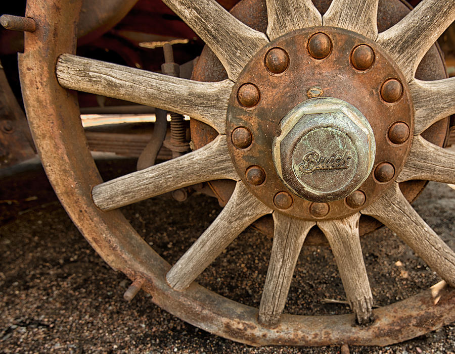 Original Wheel Photograph by Elin Skov Vaeth