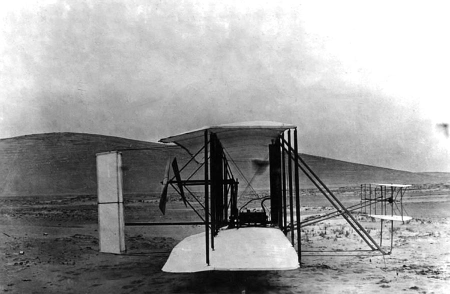 Original Wright Airplane, 1903 Photograph by Science Source
