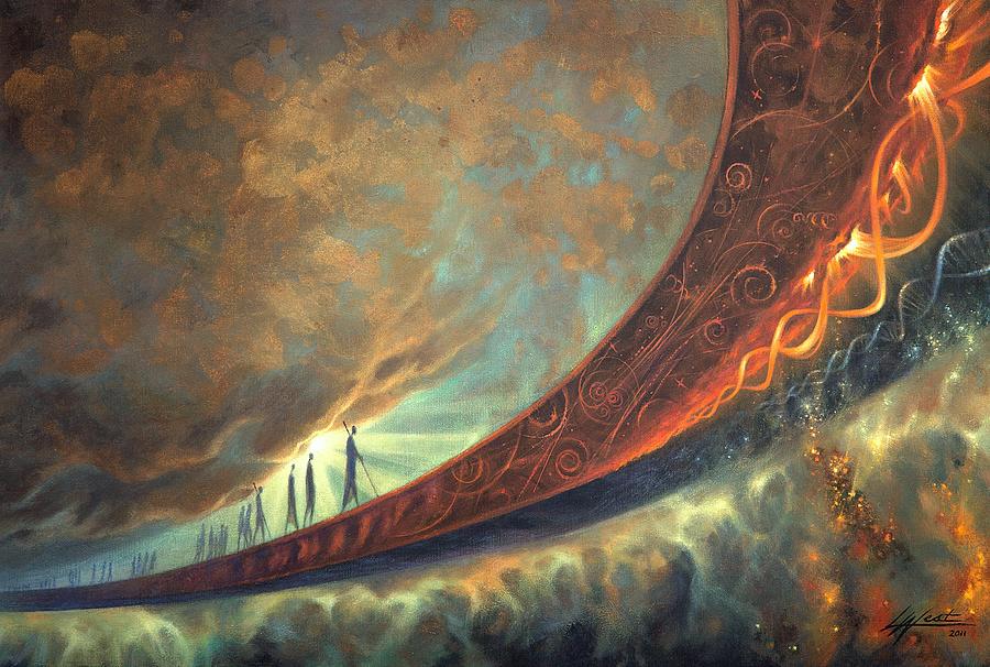 Humanity Painting - Origins by Lucy West