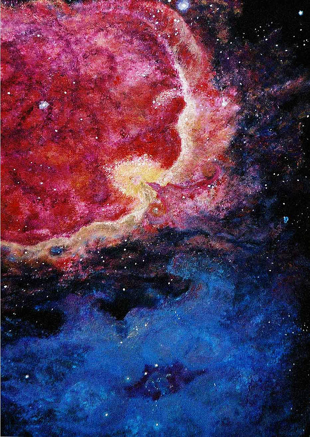 Orion Nebula sold Painting by Frederica Hall - Fine Art America