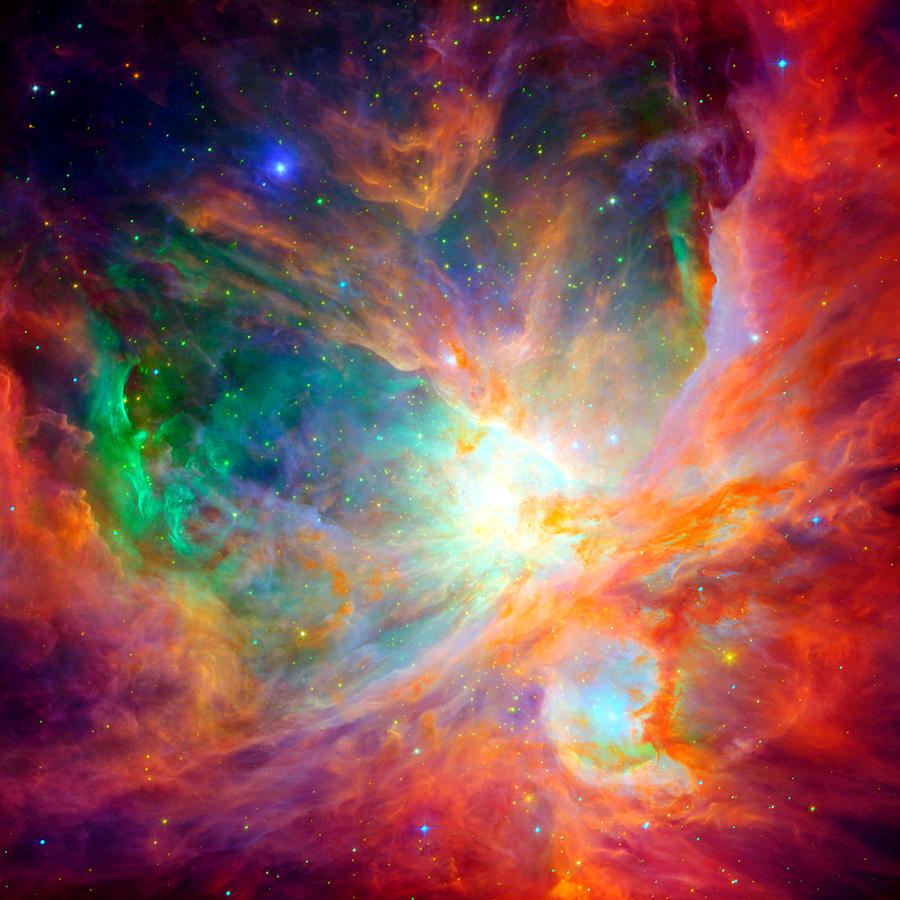 Orion Nebula Close Up Photograph by L Brown