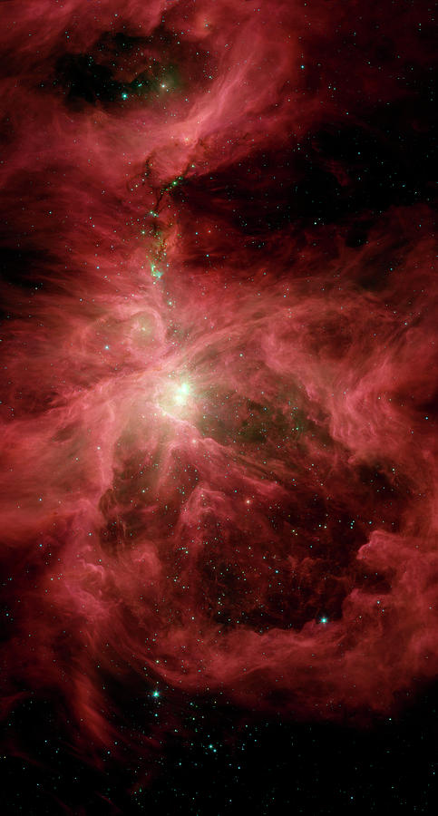 Orion Nebula (m42) Photograph by Jpl-caltech/iras/h. Mccallon/nasa/science Photo Library