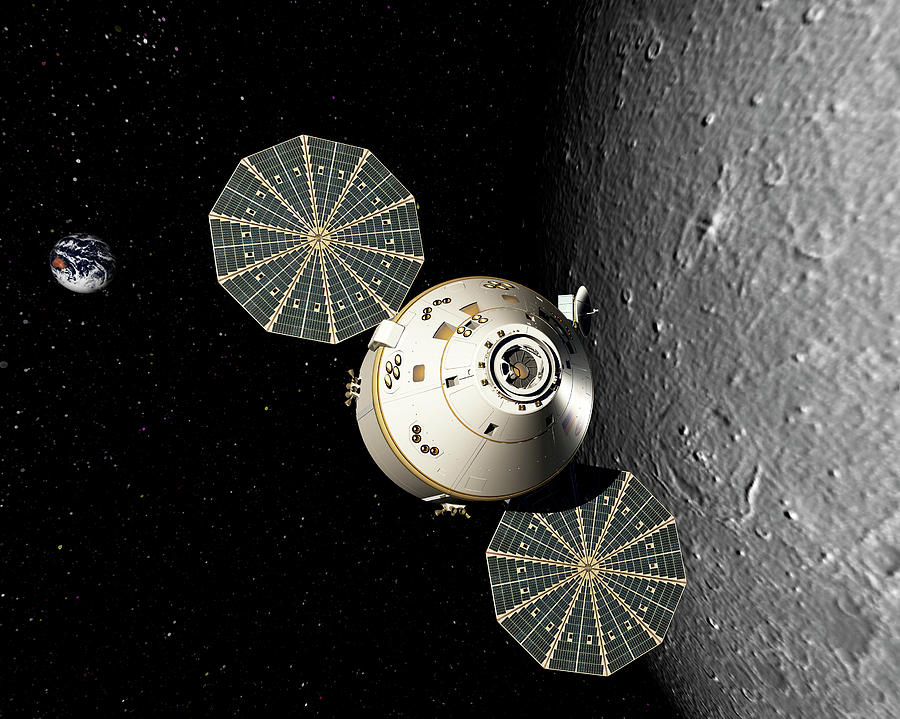 Orion Spacecraft Photograph by Lockheed Martin Corporation/nasa/science Photo Library