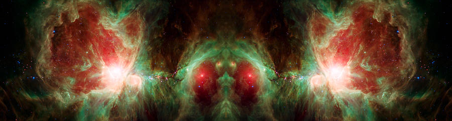 Orions Reflection - Deep Space Nebula Photograph by Jennifer Rondinelli Reilly - Fine Art Photography