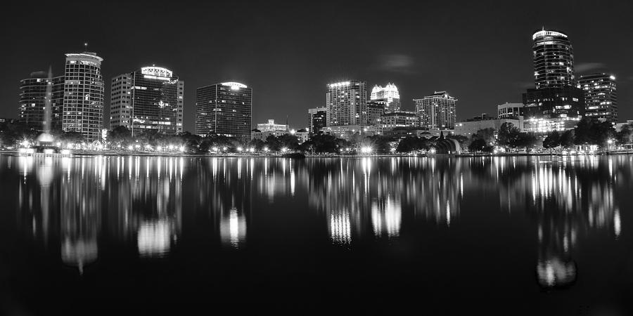 Orlando Photograph - Orlando Black and White by Frozen in Time Fine Art Photography