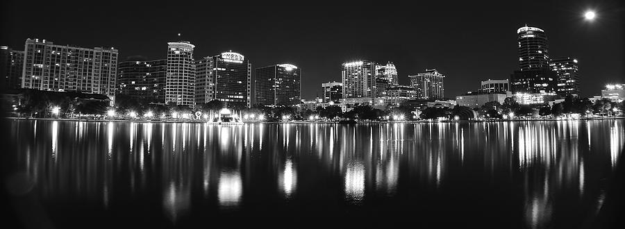 Orlando Black and White Panorama Photograph by Frozen in Time Fine Art Photography