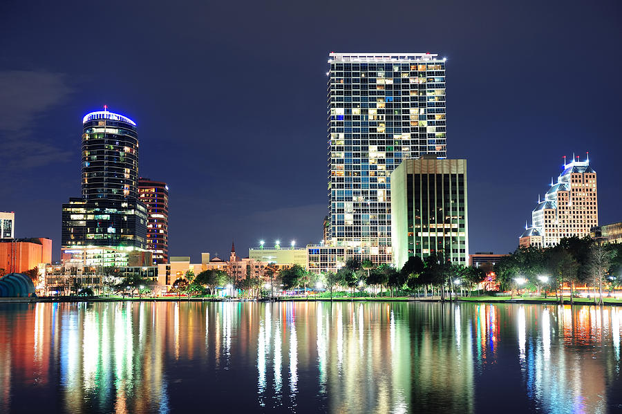 Orlando downtown architecture Photograph by Songquan Deng