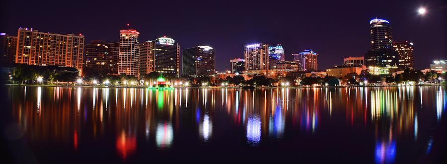 Orlando Over Lake Eola Photograph by Frozen in Time Fine Art Photography